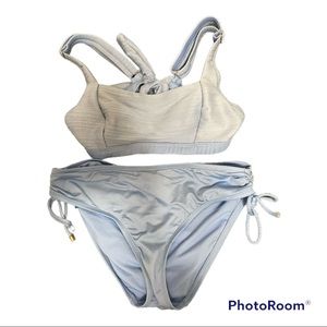 Gibson Latimer light blue XS bikini swimsuit